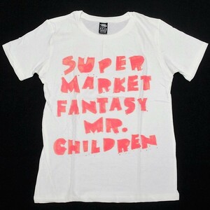 [cc]/未使用品 Tシャツ/『Mr.Children DOME TOUR 2009 SUPERMARKET FANTASY/Mサイズ/バック 白』/ミスター・チルドレン,ミスチル