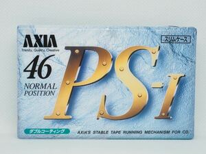 【未使用】AXIA カセットテープ PS-Ⅰ 46 ノーマルポジション スリムケース ダブルコーティング