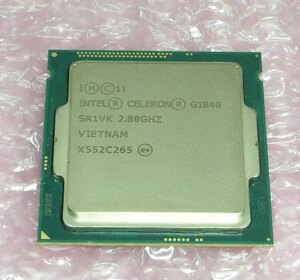 中古CPU Intel Celeron G1840 2.8GHz SR1VK 動作品 送料無料