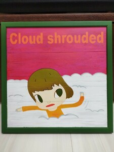【模写】奈良美智 Yoshitomo Nara Cloud Shrouded Acrylic on wood 40x40cm