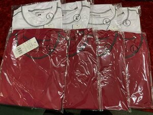 04-15-746 ◎BC【小】 未使用品　コンプレッションアンダー インナーシャツ Lサイズ 赤色 白色 計8点セット メンズファッション