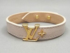 LOUIS VUITTON/ルイ・ヴィトン モノグラム ブラスレ・LV アイコニック レザー ブレスレット M8105E 【6520y1】