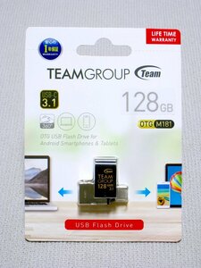 【未開封】TEAM GROUP 128GB USB3.0 Type-CデュアルUSBフラッシュドライブ USBメモリ