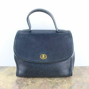 OLD COACH TURN LOCK LEATHER HAND BAG MADE IN USA/オールドコーチターンロックレザーハンドバッグ