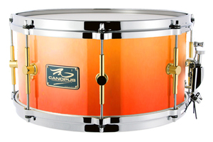 The Maple 8x14 Snare Drum Orange Fade LQ