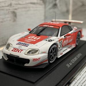 1円スタート EBBRO エブロ 1/43 auセルモスープラ GT500 SuperGT 2004 No.38 #38 エーユー CERUMO SUPRA 立川祐路 荒聖治 TACHIKAWA S.ARA