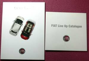 FIAT フィアット500/500C 厚口本カタログ 2011年８月版 55ページ＋フィアットラインアップカタログ4つ折り