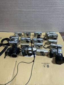 コンパクトフィルム Konica Minolta Olympus Pentax Ricoh Fujifilm Canon フィルムカメラ コンパクトフィルムカメラ まとめ　17台中古品