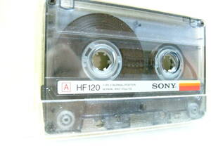 使用済み　中古　カセットテープ　SONY　HF60　Type1　ノーマル　60分　1本　爪あり　No732　