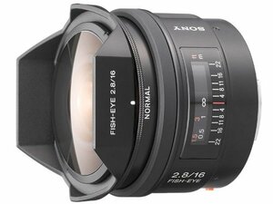 ソニー SONY 16mm F2.8 Fisheye SAL16F28(中古品)