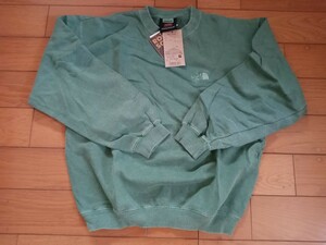 90年代 新品　未使用　タグ付　ザノースフェイス　THE NORTH FACE　トレーナー　スエット　Ｍサイズ　緑　グリーン　