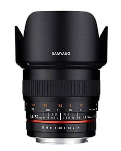 SAMYANG 単焦点標準レンズ 50mm F1.4 フジフイルム X用 フルサイズ対応