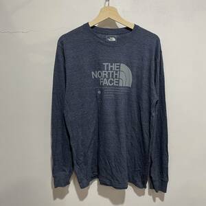 ☆送料無料☆THE NORTH FACE☆ノースフェイス☆ロゴプリントロンT☆長袖Tシャツ☆メンズL☆アウトドア☆ストリート☆ｄ２０c