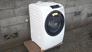 【通電確認済み】ドラム式洗濯乾燥機 日立 BD-SG100AL ビッグドラム 2017年製 左開き 洗濯機 HITACHI 家電 衣類 10kg 八王子市 引き取りOK