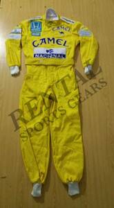 海外　限定品　送料込み　アイルトン・セナ　Ayrton Senna　 1986 Camel F1 レーシングスーツ　サイズ各種 7