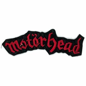 モーターヘッド ビンテージ ロゴ パッチ Motorhead Vintage Logo Patch ロック バンド ハードロック UK Hard Rock Band