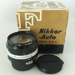 ニコン Nikon NIKKOR-H Auto 2.8ｃm F3.5 非AI ニッコール　Nippon Kogaku Japan