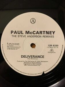 ★ポールマッカートニー House Remix！★PAUL McCARTNEY / Deliverance ★1992★Steve Anderson mix ★ビートルズ The Beatles レコード