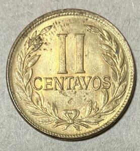 コロンビア　2センタボ　1965年　外国コイン　センタボ　外国銭　古銭　硬貨 コイン 海外コイン 