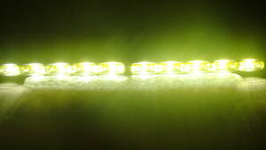 PIAA LED デイライト 左右 DRL 自家製イエロー塗装ムラあり ピア