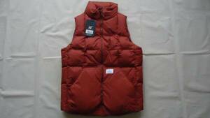 Stussy By Holden Packable Down Vest 赤茶 L 35%off ホールデン ステューシー ダウンベスト NY LA LONDON TOKYO PARIS