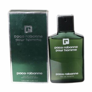 【中古】 Paco Rabanne パコ・ラバンヌ pour homme プールオム 香水 EDT オーデトワレ 100ml NT Bランク