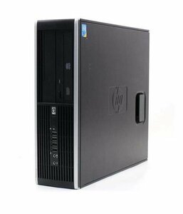 30日保証 Windows7 Pro 32BIT HP Compaq 8100 Elite SFF Core i5搭載 メモリ 4GB SSD 128GB DVD 中古パソコン デスクトップ