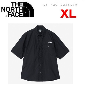 THE NORTH FACE ザノースフェイス ショートスリーブ ヌプシシャツ ブラック XL　NR22331　メンズ　半袖シャツ　アウトドア　キャンプ