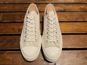 コンバース chuck Taylor チャックテイラー ct70 オールスター CONVERSE 三ツ星 OX ローカット LOW 27.5 生成り ベージュ ホワイト