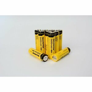 保護回路付MAXPOWER18650リチウムイオン充電池10本セット/PSE 懐中電灯 充電池 LED懐中電灯 バッテリー