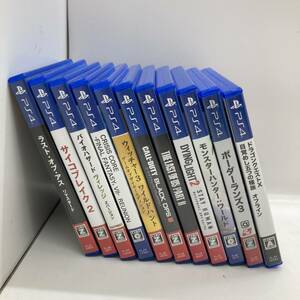 【１円～】PS4 ソフト 11本まとめ売り プレステ モンスターハンター バイオハザード ドラクエ サイコブレイク ラストオブアス他【中古品】