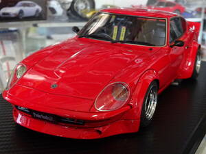 ☆120台限定☆IG0953☆1/18 Nissan Fairlady 240ZG (HS30) Full Works Red☆フェアレディZ☆イグニッション☆ignition model☆ワタナベ☆