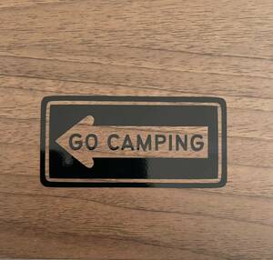 176.【送料無料】 GO CAMPING カッティングステッカー キャンプ アウトドア【新品】