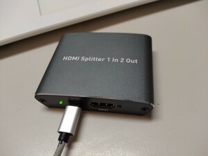 HDMI Splitter スプリッター HDMI 1:2 本体 @箪笥1