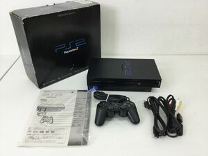 ●営HS286-100　SONY PlayStation 2 プレイステーション2 ミッドナイト・ブラック SCPH-50000NB