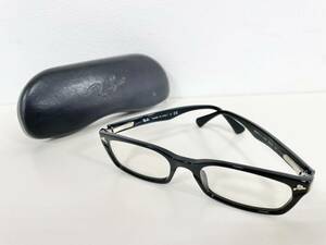 1円～☆【Ray-Ban レイバン サングラス RB5017-A 2000】RayBan/52□19 135/眼鏡/伊達メガネ/降谷建志/ブラック/イエロー/ケース付き ☆