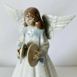 ★絶盤★美品★リアドロ Lladro【天使のシンバリスト】フィギュア フィギュリン アンティーク ビンテージ☆貴重