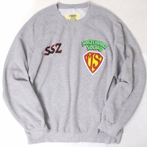 23AW SSZ MASTERPIECE SOUND SWEATSHIRT sizeL GRAY 11-13-0563-458 エス エス ズィー スウェットシャツ BEAMS