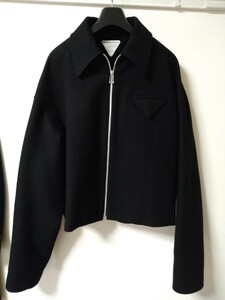 BOTTEGA VENETA Felted Wool Zip up Jacket　46