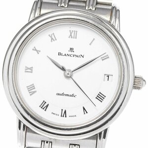 ブランパン Blancpain B0096 1127 10 ヴィルレ デイト 自動巻き レディース 保証書付き_807314