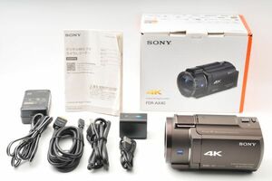 SONY ソニー Handycam 16.6 MEGA PIXELS FDR-AX40 4K ハンディカム #46