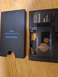 (送料無料)Panasonic(パナソニック) VHS ビデオ カセットアダプター VW-TCA7 変換アダプター SVHS-C/VHS-Cテープアダプター　中古品