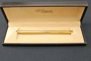 箱付き　デュポン　純銀　925　バーメイル　ボールペン　S.T.Dupont　回転式