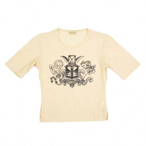 ヴィヴィアンウエストウッドVivienne Westwood ファッションバニティープリントTシャツ ベージュM