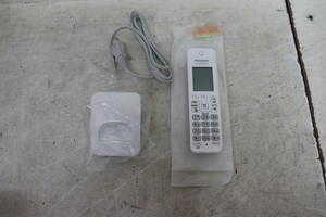 Y06/466 未使用 Panasonic パナソニック KX-FKD556-W コードレス 電話機 FAX 子機
