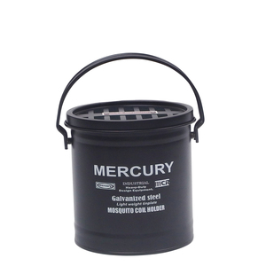 ☆ マットブラック ☆ MERCURY マーキュリー カヤリ マーキュリー 蚊取り線香入れ MERCURY 蚊やり 蚊取り線香 蚊遣り ブリキ カヤリ