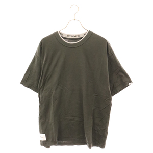 WTAPS ダブルタップス 22SS RING SS TEE リング クルーネック半袖Tシャツ ブラック 221ATDT-CSM19