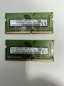 SKhynix メモリ PC4-2666V 8GB 2枚計16GB