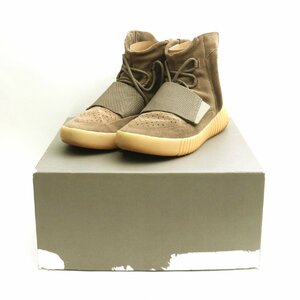 27.5cm アディダス ADIDAS YEEZY BOOST 750 イージーブースト ハイカットスニーカー LIGHT BROWN BY2456 ブラウン