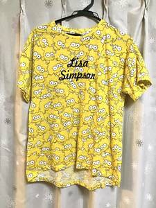 良品【Zara Girls/ザラガールズ】シンプソンズ 半袖Ｔシャツ/164cm(13/14)★Lisa Simpson★THE SIMPSONS★USED